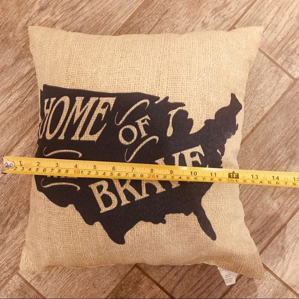 Home of the Brave Decor Throw Pillow 13